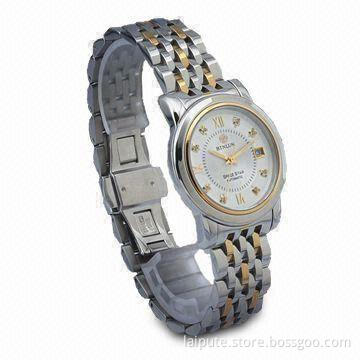 Stainless Steel Watch in Delicate Design, CE and RoHS Marks